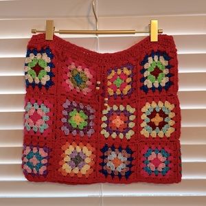 *NWOT* Multi-colored cricket mini skirt sz M/6-8